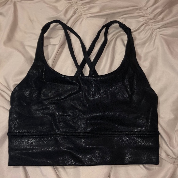 lululemon athletica Other - Lululemon black shimmery energy bra